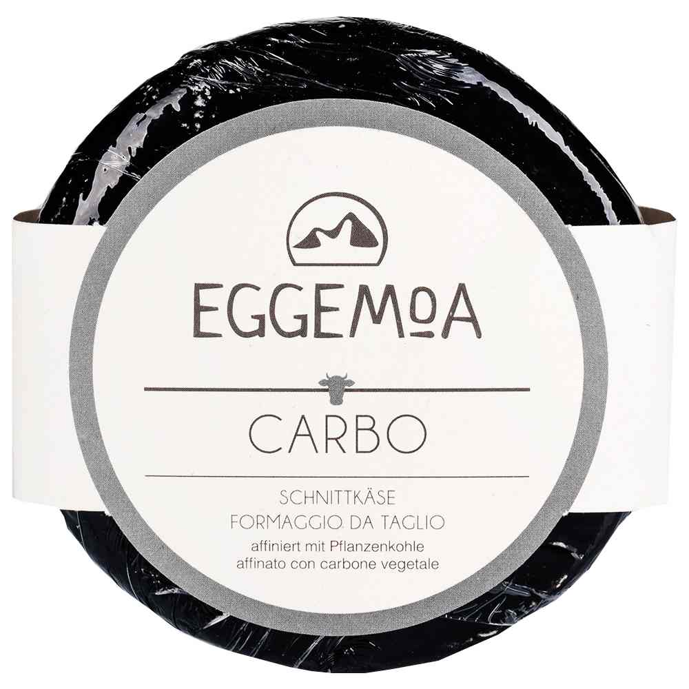 Schnittkäse in Kohle "Carbo" Eggemoa